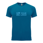 T-shirt technique personnalisé 100% polyester pour homme 135 g/m² Roly avec zone d'impression