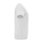 T-shirt technique avec logo 100% polyester pour enfant 135 g/m² Roly couleur blanc deuxième vue latérale
