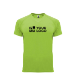 T-shirt technique avec logo 100% polyester pour enfant 135 g/m² Roly avec zone d'impression