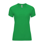 T-shirt technique personnalisé 100% polyester pour femme 135 g/m² Roly couleur vert pomme