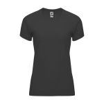 T-shirt technique personnalisé 100% polyester pour femme 135 g/m² Roly couleur gris graphite