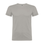 T-shirt avec logo 100 % coton en tricot homme 155 g/m² Roly Beagle couleur gris