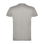 T-shirt avec logo 100 % coton en tricot homme 155 g/m² Roly Beagle couleur gris deuxième vue arrière