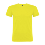 T-shirt avec logo 100% coton en tricot pour homme 155 g/m² Roly Beagle couleur jaune