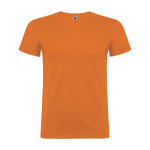 T-shirt avec logo 100% coton en tricot pour homme 155 g/m² Roly Beagle couleur orange