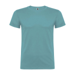 T-shirt avec logo 100% coton en tricot pour homme 155 g/m² Roly Beagle couleur bleu lagon