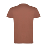 T-shirt avec logo 100 % coton en tricot homme 155 g/m² Roly Beagle couleur acajou deuxième vue arrière