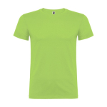 T-shirt avec logo 100% coton en tricot pour homme 155 g/m² Roly Beagle couleur vert lime