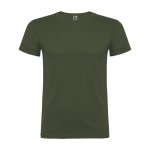 T-shirt avec logo 100% coton en tricot pour homme 155 g/m² Roly Beagle couleur vert foncé