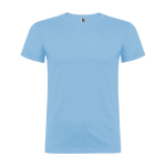 T-shirt avec logo 100% coton en tricot pour homme 155 g/m² Roly Beagle couleur bleu ciel