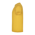 T-shirt avec logo 100 % coton en tricot homme 155 g/m² Roly Beagle couleur jaune foncé vue latérale