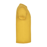 T-shirt avec logo 100 % coton en tricot homme 155 g/m² Roly Beagle couleur jaune foncé deuxième vue latérale