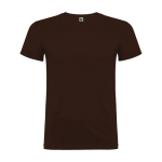 T-shirt avec logo 100% coton en tricot pour homme 155 g/m² Roly Beagle couleur marron foncé