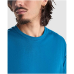 T-shirt avec logo 100 % coton en tricot homme 155 g/m² Roly Beagle couleur bleu pastel vue détail 1