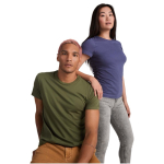 T-shirt avec logo 100 % coton en tricot homme 155 g/m² Roly Beagle couleur bleu pastel