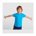 T-shirt promotionnel 100% coton en tricot pour enfants 155 g/m² Roly couleur bleu jean image nature morte