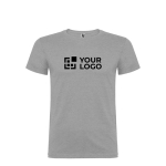 T-shirt promotionnel 100% coton en tricot pour enfants 155 g/m² Roly avec zone d'impression