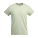 T-shirt en coton biologique en tricot pour homme 175 g/m² Roly couleur vert doux