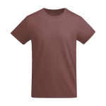 T-shirt en coton biologique en tricot pour homme 175 g/m² Roly couleur taupe