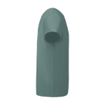 T-shirt en coton biologique en tricot pour homme 175 g/m² Roly couleur bleu gris deuxième vue latérale