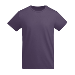 T-shirt en coton biologique en tricot pour homme 175 g/m² Roly couleur lilas