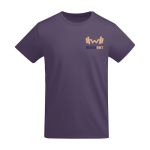 T-shirt en coton biologique en tricot pour homme 175 g/m² Roly vue impression sérigraphique