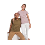 T-shirt en coton biologique en tricot pour femme 175 g/m² Roly couleur jaune image nature morte 2