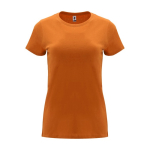 T-shirt pour entreprise 100% coton en tricot pour femme 170 g/m² Roly couleur orange