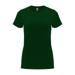 T-shirt pour entreprise 100% coton en tricot pour femme 170 g/m² Roly couleur vert bouteille