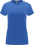 T-shirt pour entreprise 100% coton en tricot pour femme 170 g/m² Roly couleur bleu riviera
