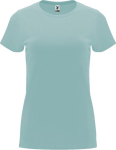 T-shirt pour entreprise 100% coton en tricot pour femme 170 g/m² Roly couleur bleu délavé