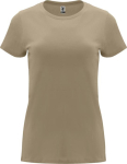 T-shirt pour entreprise 100% coton en tricot pour femme 170 g/m² Roly couleur sable