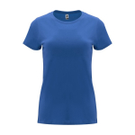 T-shirt pour entreprise 100% coton en tricot pour femme 170 g/m² Roly couleur bleu roi