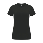 T-shirt pour entreprise 100% coton en tricot pour femme 170 g/m² Roly couleur gris graphite