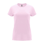 T-shirt pour entreprise 100% coton en tricot pour femme 170 g/m² Roly couleur rose clair 