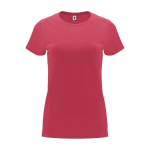 T-shirt pour entreprise 100% coton en tricot pour femme 170 g/m² Roly couleur rouge désaturé
