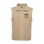 Gilet polaire unisexe en 100% polyester avec col montant 300 g/m² Roly vue impression sérigraphique