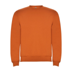 Pull avec logo unisexe en coton et polyester en tricot 280 g/m² Roly couleur orange