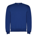 Pull avec logo unisexe en coton et polyester en tricot 280 g/m² Roly couleur bleu roi