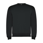 Pull avec logo unisexe en coton et polyester en tricot 280 g/m² Roly couleur gris graphite
