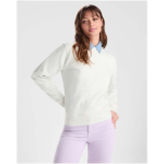 Pull avec logo unisexe en coton et polyester en tricot 280 g/m² Roly couleur bleu foncé