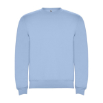 Pull avec logo unisexe en coton et polyester en tricot 280 g/m² Roly couleur bleu ciel