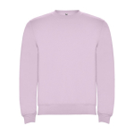 Pull avec logo unisexe en coton et polyester en tricot 280 g/m² Roly couleur rose clair 