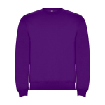 Pull avec logo unisexe en coton et polyester en tricot 280 g/m² Roly couleur mauve