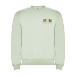 Pull avec logo unisexe en coton et polyester en tricot 280 g/m² Roly vue impression sérigraphique
