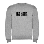 Pull avec logo unisexe en coton et polyester en tricot 280 g/m² Roly avec zone d'impression