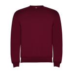Pull pour enfants en coton et polyester en tricot 280 g/m² Roly couleur bordeaux