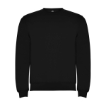 Pull pour enfants en coton et polyester en tricot 280 g/m² Roly couleur noir