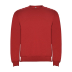 Pull pour enfants en coton et polyester en tricot 280 g/m² Roly couleur rouge