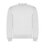 Pull pour enfants en coton et polyester en tricot 280 g/m² Roly couleur blanc